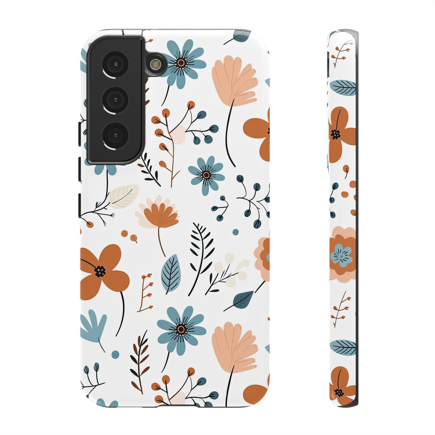 Floral Tough Phone Case - Vibrant Design for Nature Lovers
