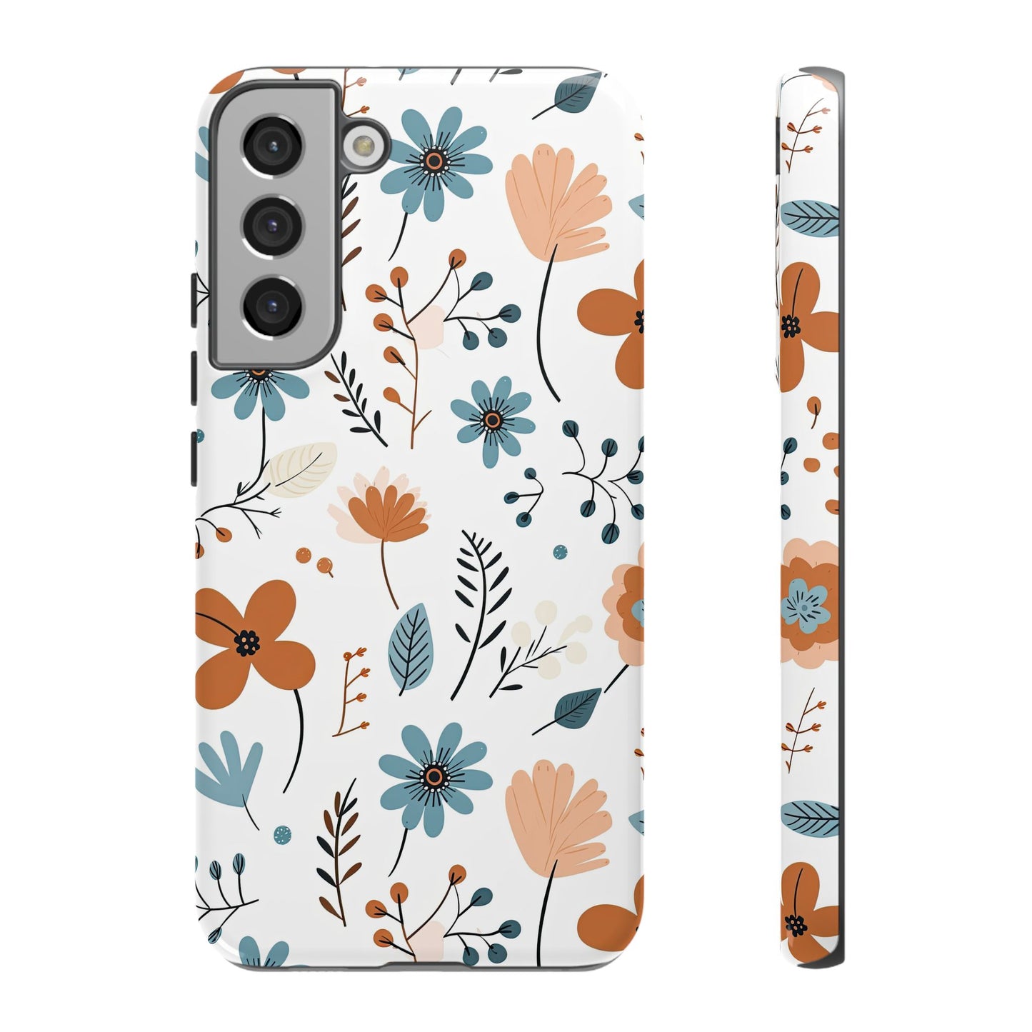 Floral Tough Phone Case - Vibrant Design for Nature Lovers