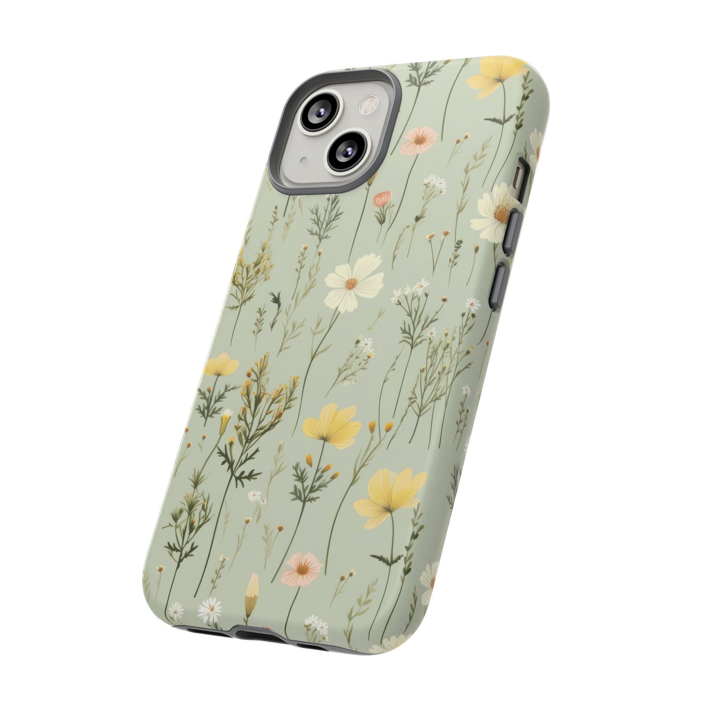 Floral Tough Phone Case - Stylish and Durable for Nature Lovers