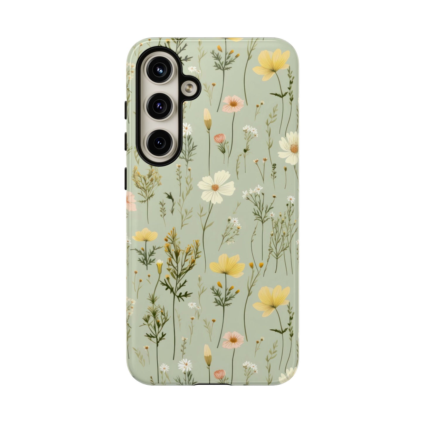 Floral Tough Phone Case - Stylish and Durable for Nature Lovers