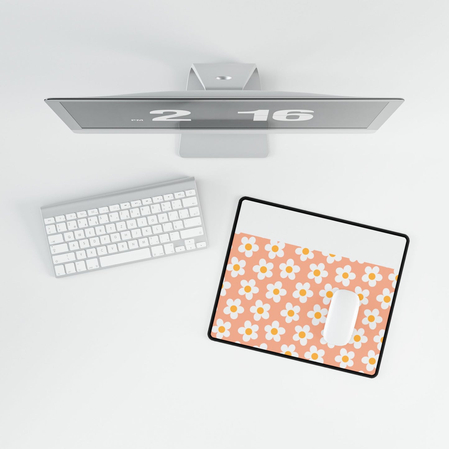 Desk Mats Floral Peach