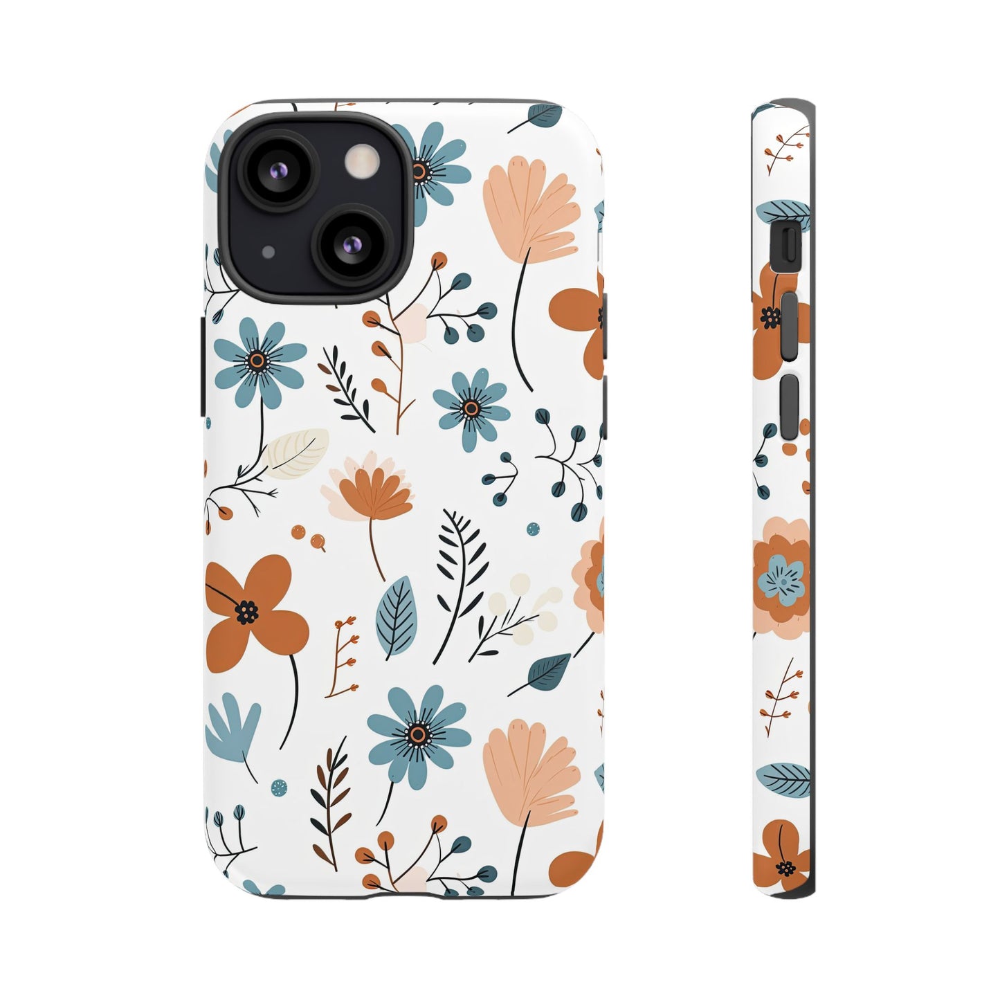 Floral Tough Phone Case - Vibrant Design for Nature Lovers