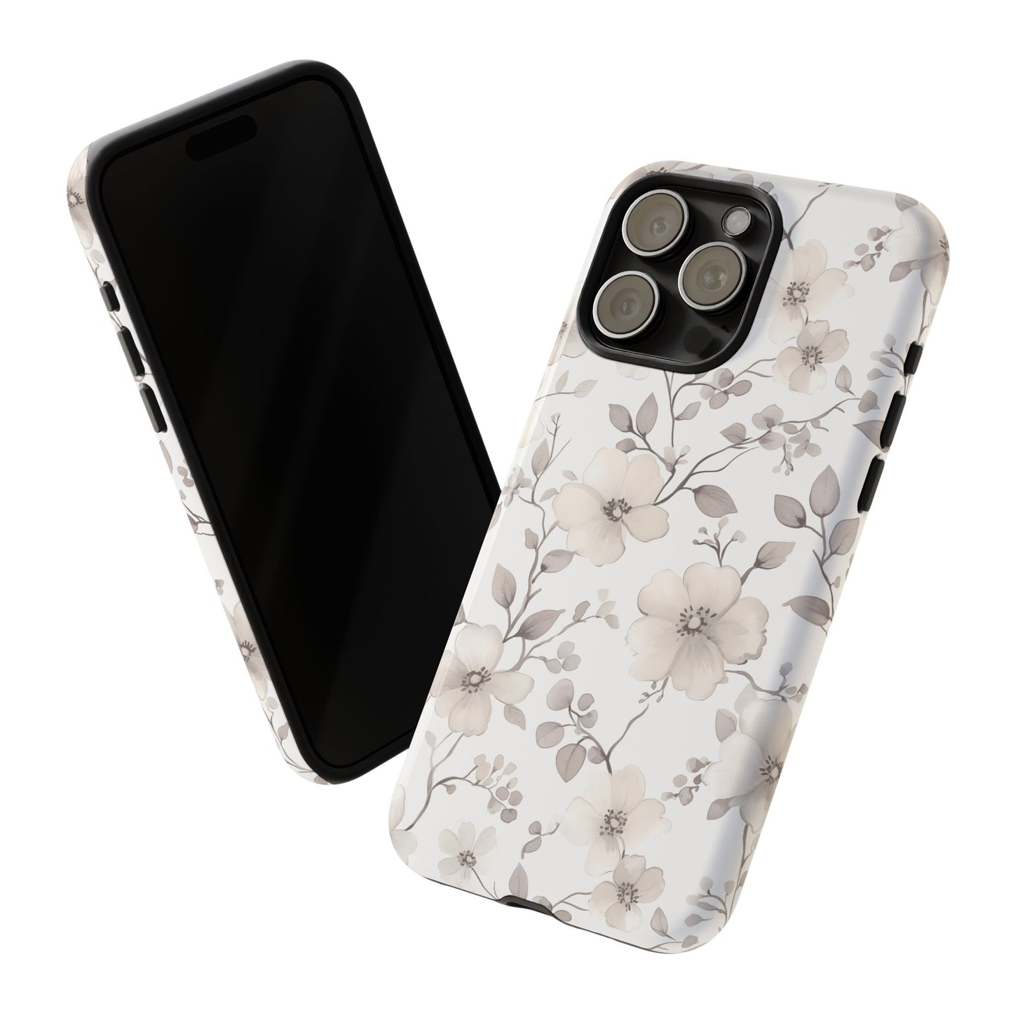 Elegant Floral Phone Case - Tough & Stylish Protection