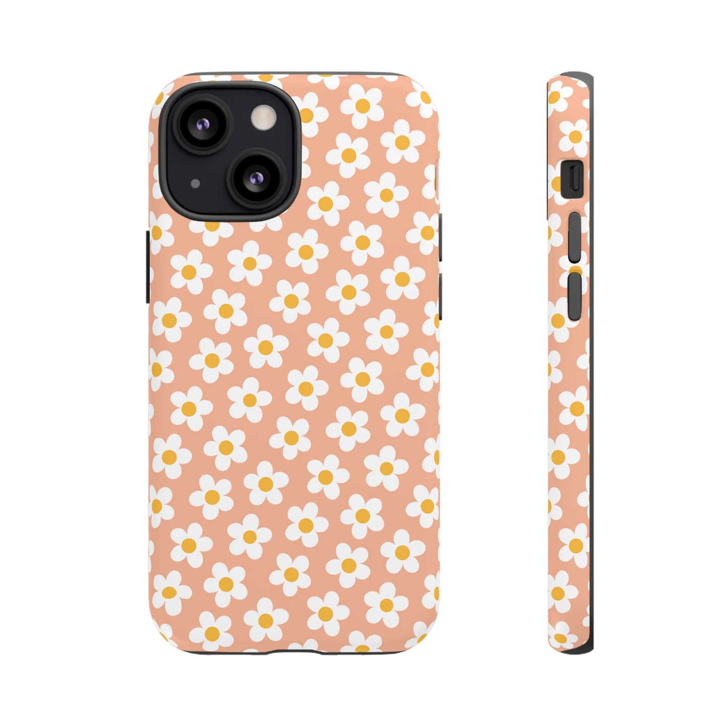 Floral Tough Case for iPhone - Durable Protection with Cute Daisy Design