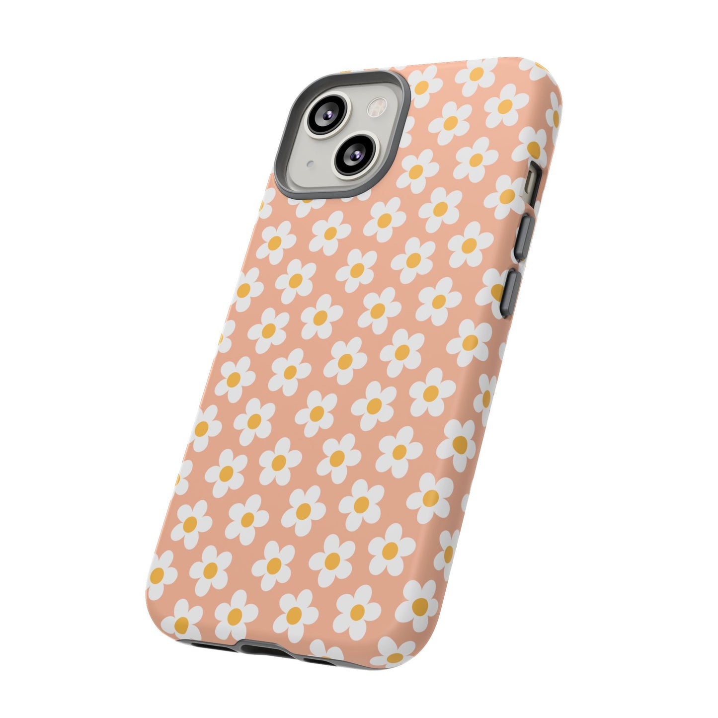 Floral Tough Case for iPhone - Durable Protection with Cute Daisy Design