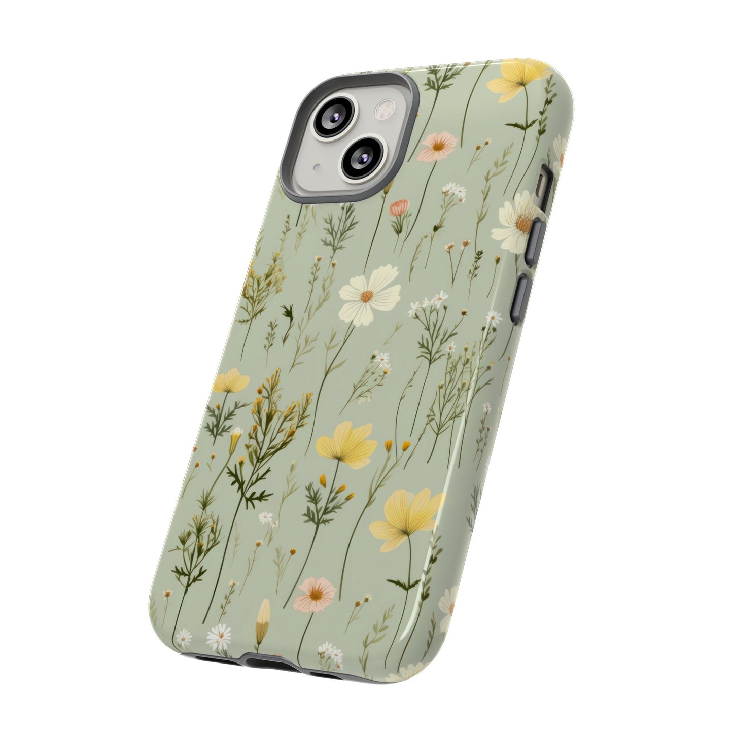 Floral Tough Phone Case - Stylish and Durable for Nature Lovers