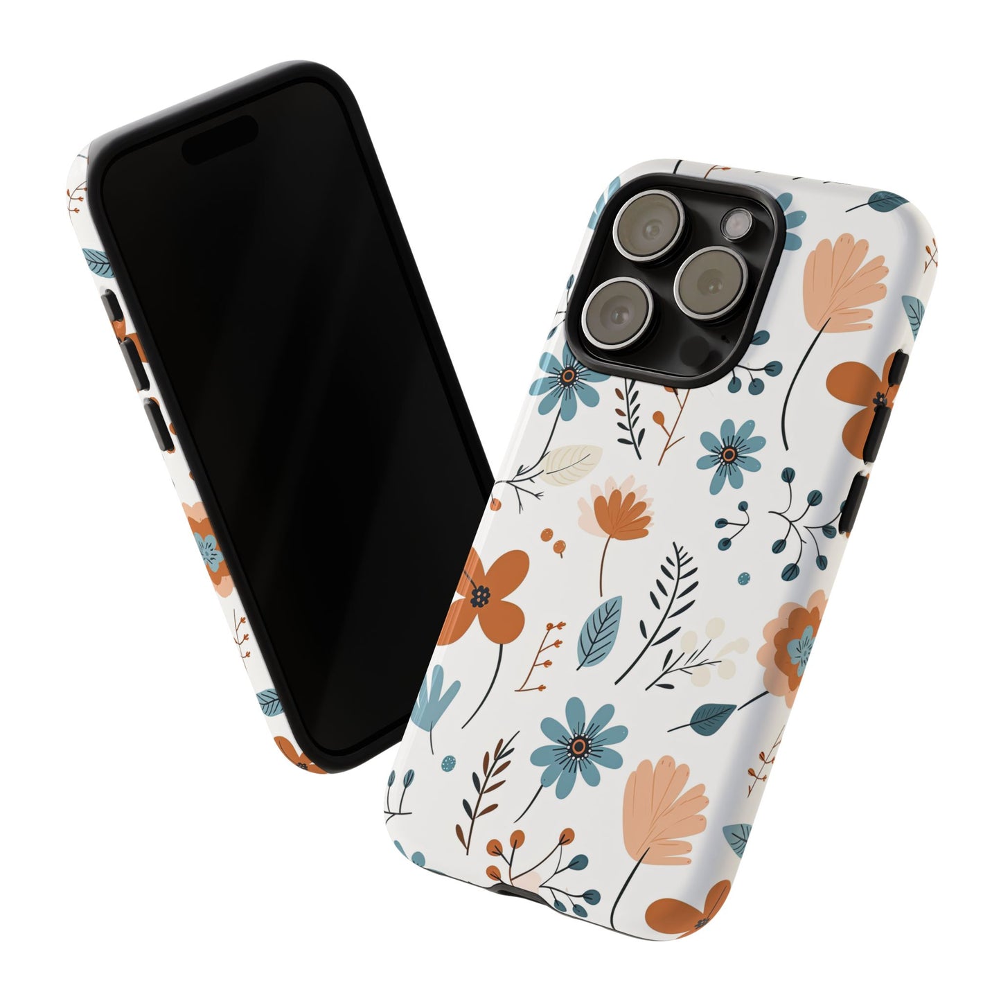 Floral Tough Phone Case - Vibrant Design for Nature Lovers