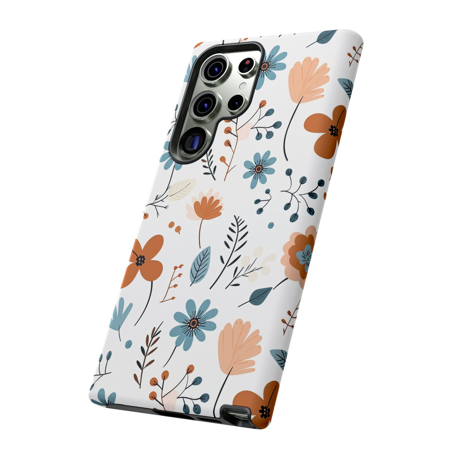 Floral Tough Phone Case - Vibrant Design for Nature Lovers