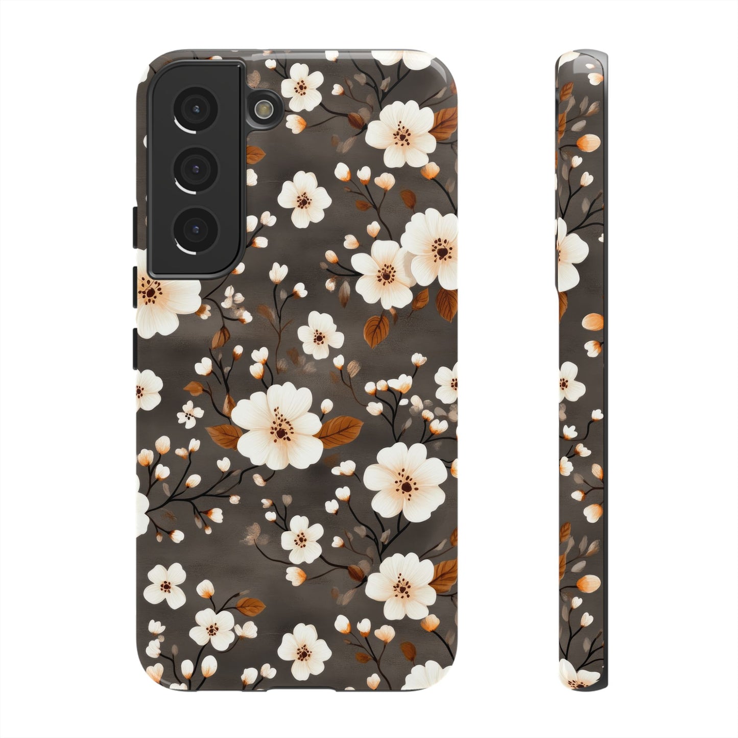 Floral Tough Case for iPhone - Elegant Flower Design Phone Cover