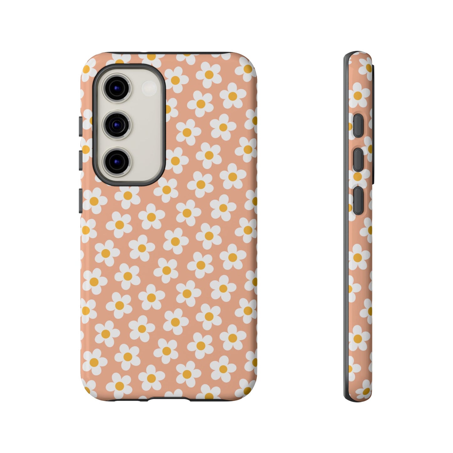 Floral Tough Case for iPhone - Durable Protection with Cute Daisy Design