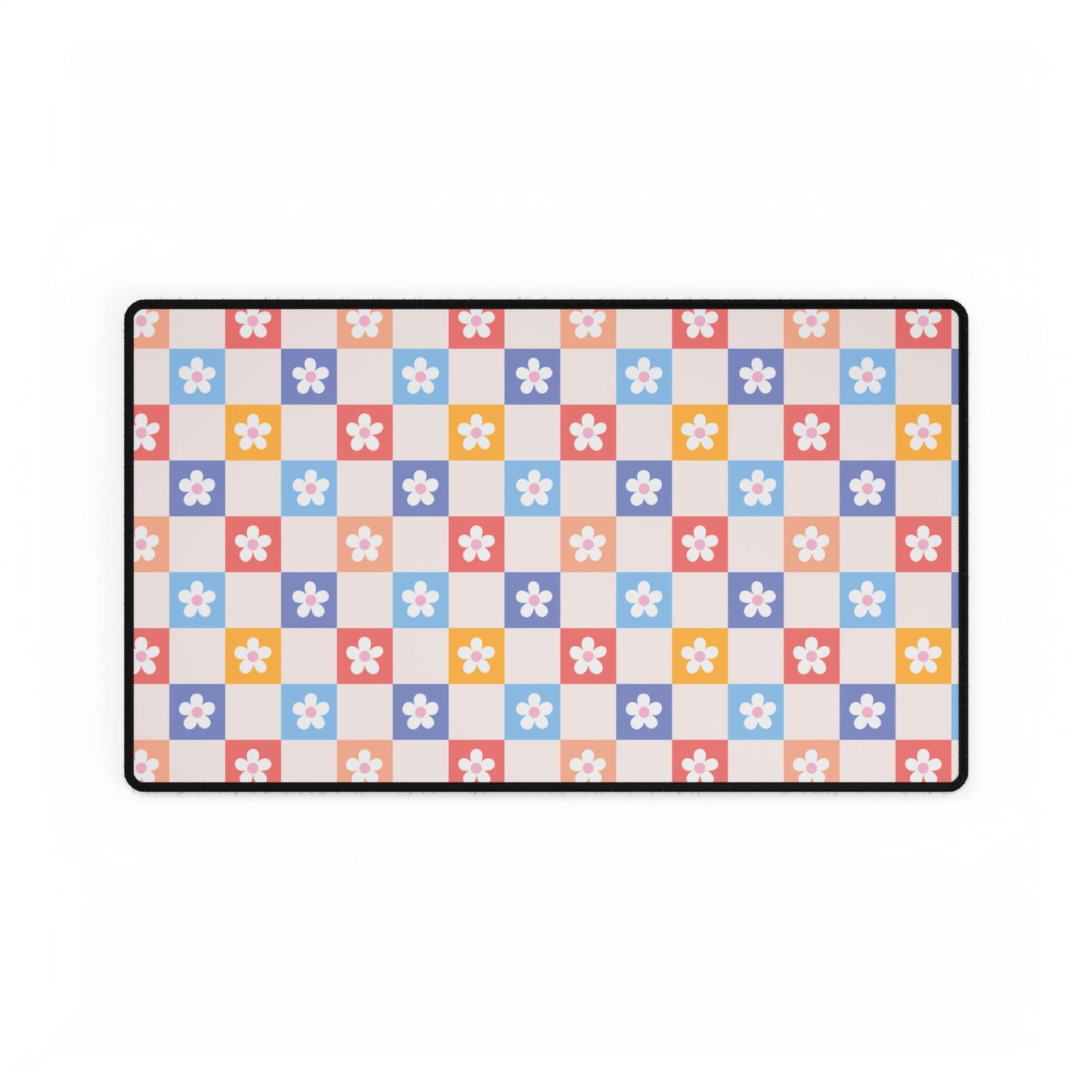 Desk Mats Flower checkers