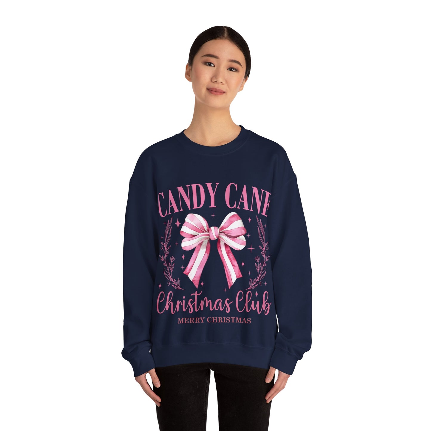 Candy Cane Christmas Club Sweatshirt - Unisex Heavy Blend™ Crewneck