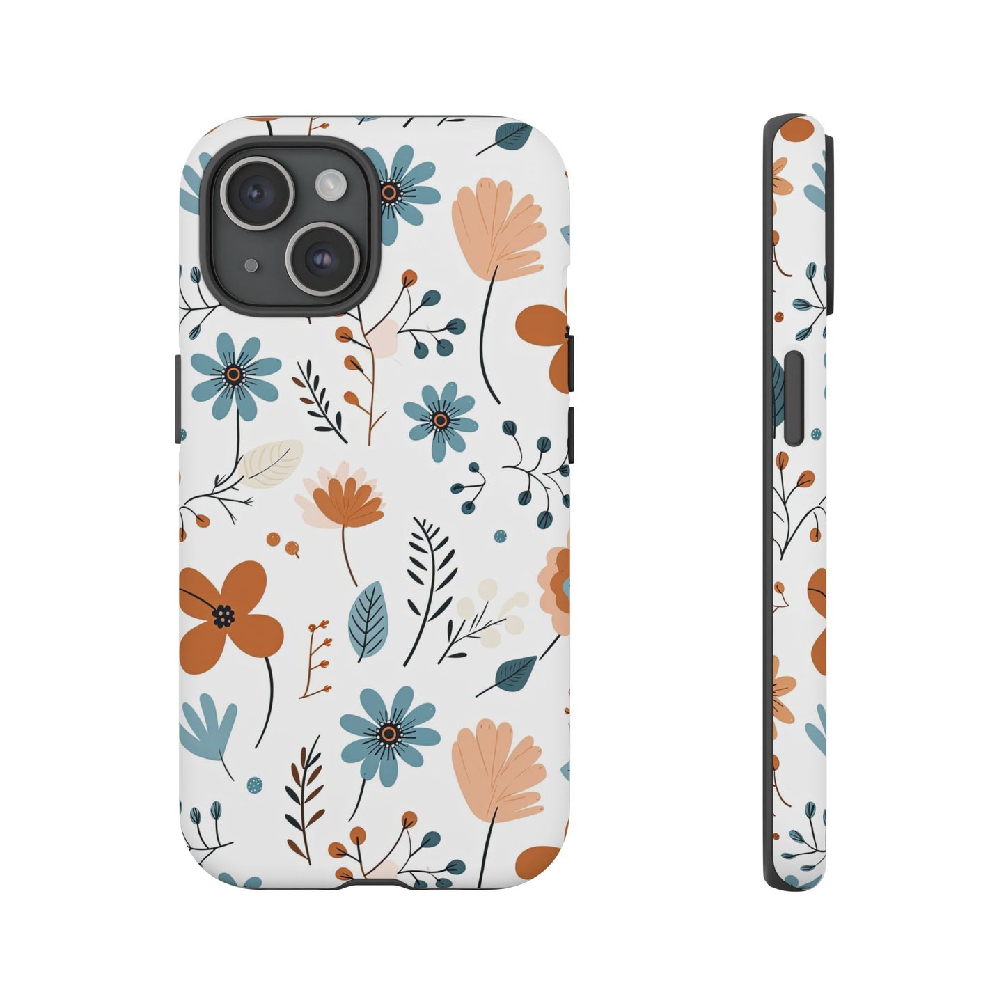 Floral Tough Phone Case - Vibrant Design for Nature Lovers