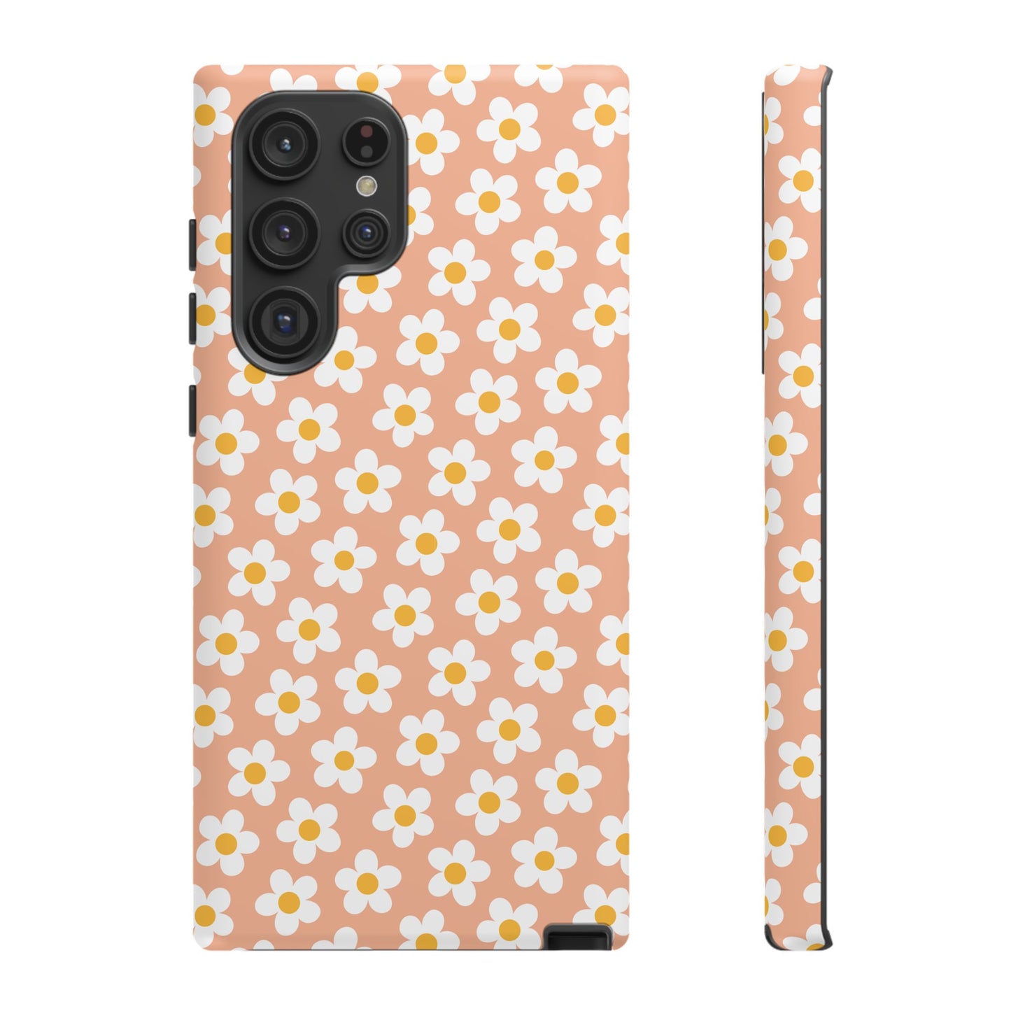 Floral Tough Case for iPhone - Durable Protection with Cute Daisy Design