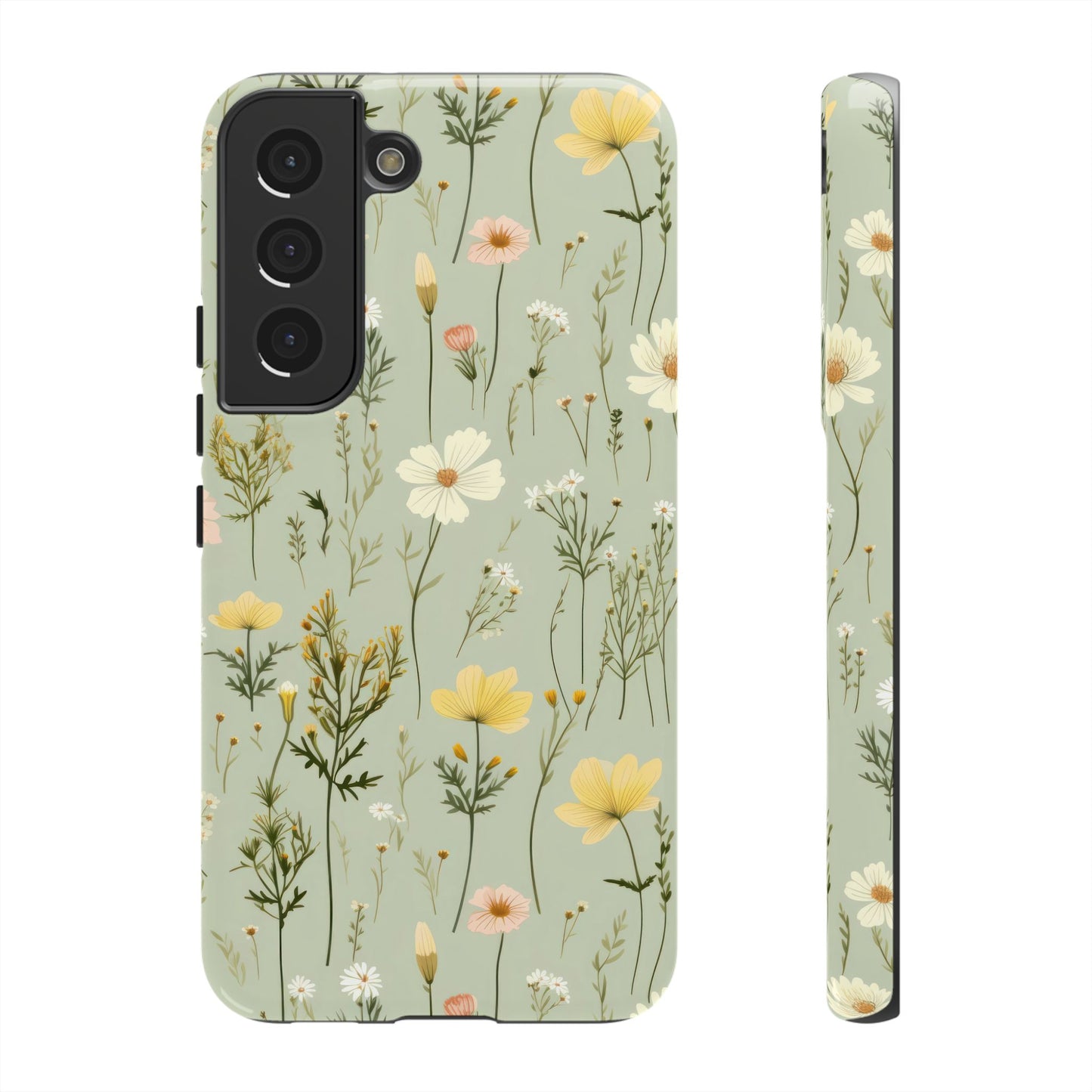 Floral Tough Phone Case - Stylish and Durable for Nature Lovers