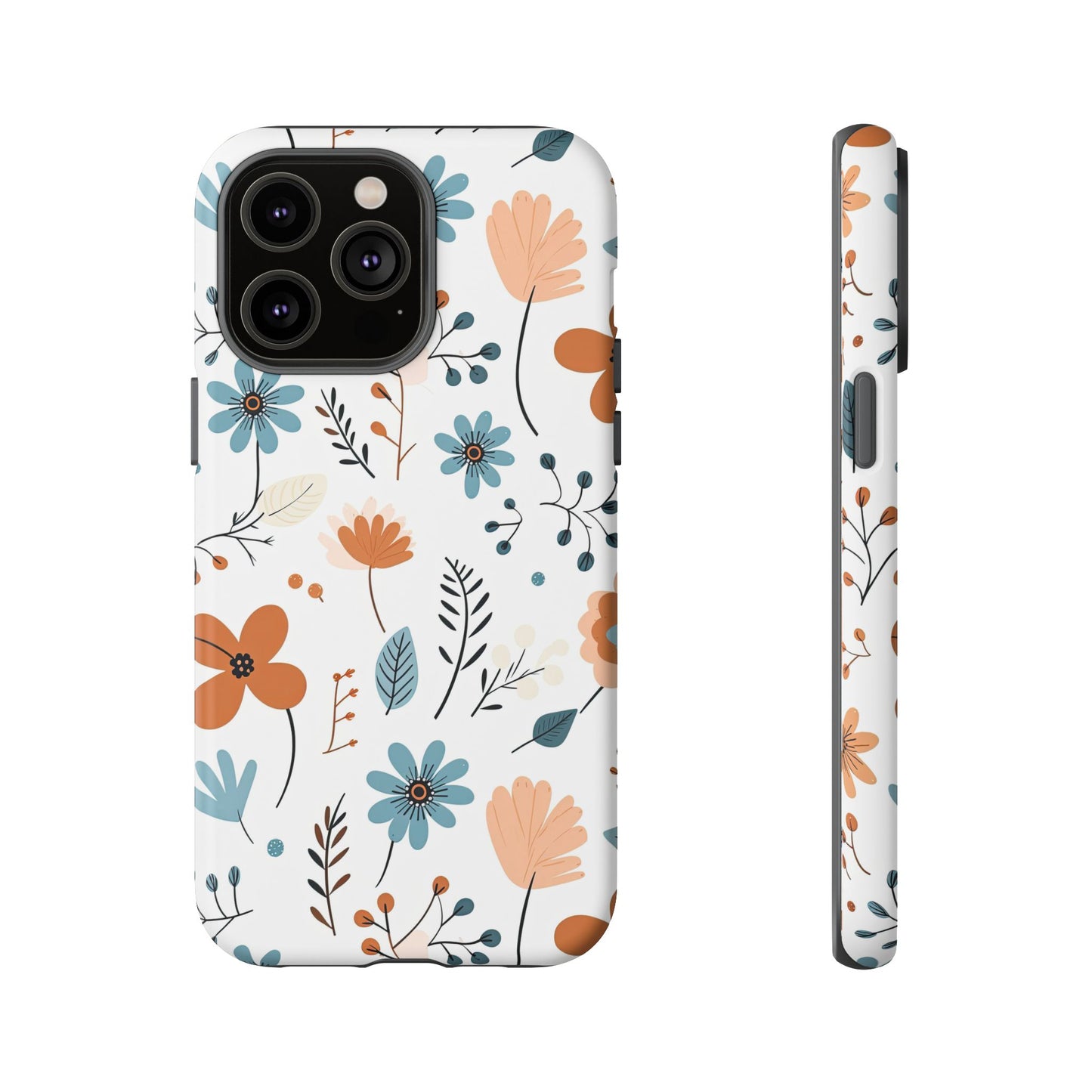 Floral Tough Phone Case - Vibrant Design for Nature Lovers