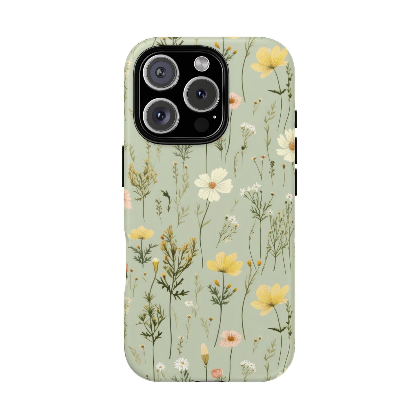 Floral Tough Phone Case - Stylish and Durable for Nature Lovers