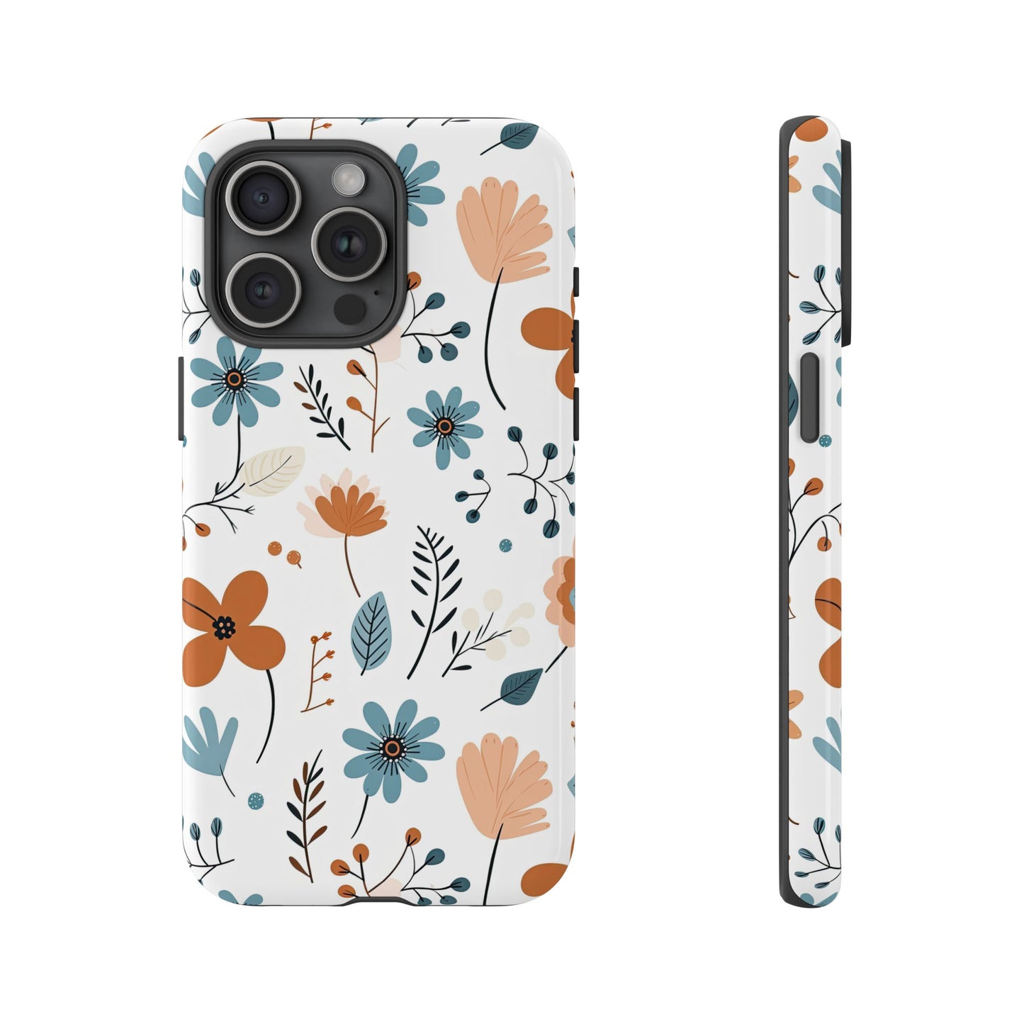 Floral Tough Phone Case - Vibrant Design for Nature Lovers