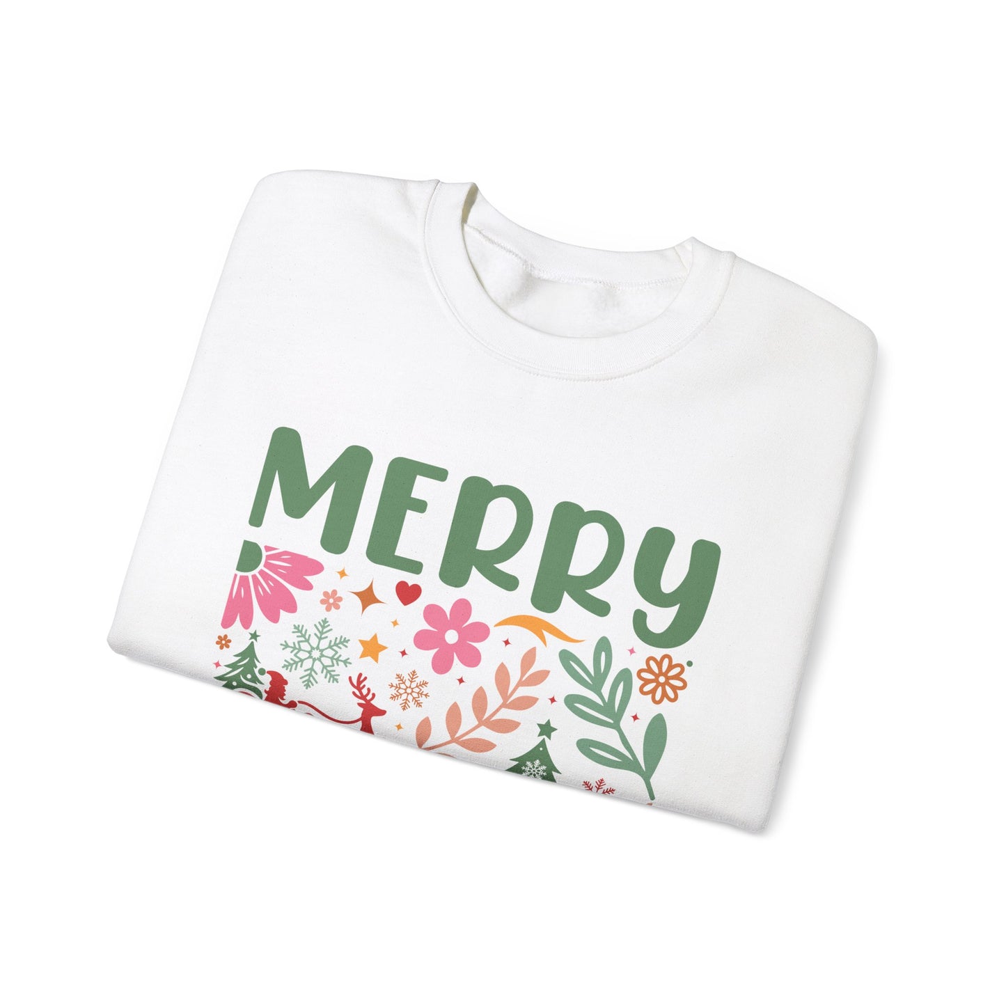 Merry Christmas Unisex Crewneck Sweatshirt - Festive Holiday Apparel