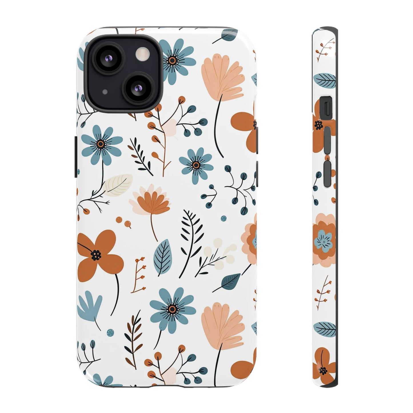 Floral Tough Phone Case - Vibrant Design for Nature Lovers