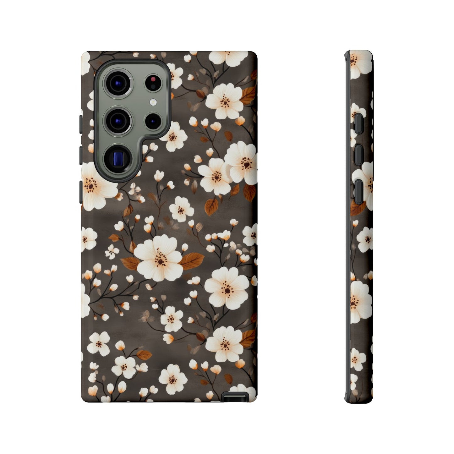 Floral Tough Case for iPhone - Elegant Flower Design Phone Cover