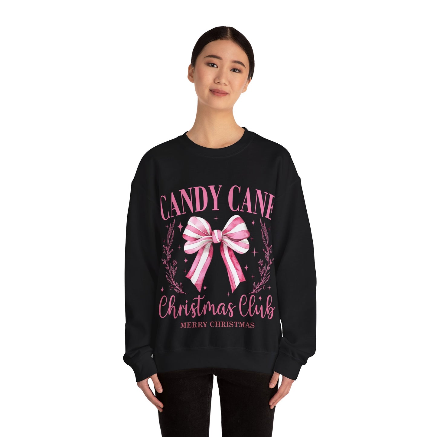 Candy Cane Christmas Club Sweatshirt - Unisex Heavy Blend™ Crewneck