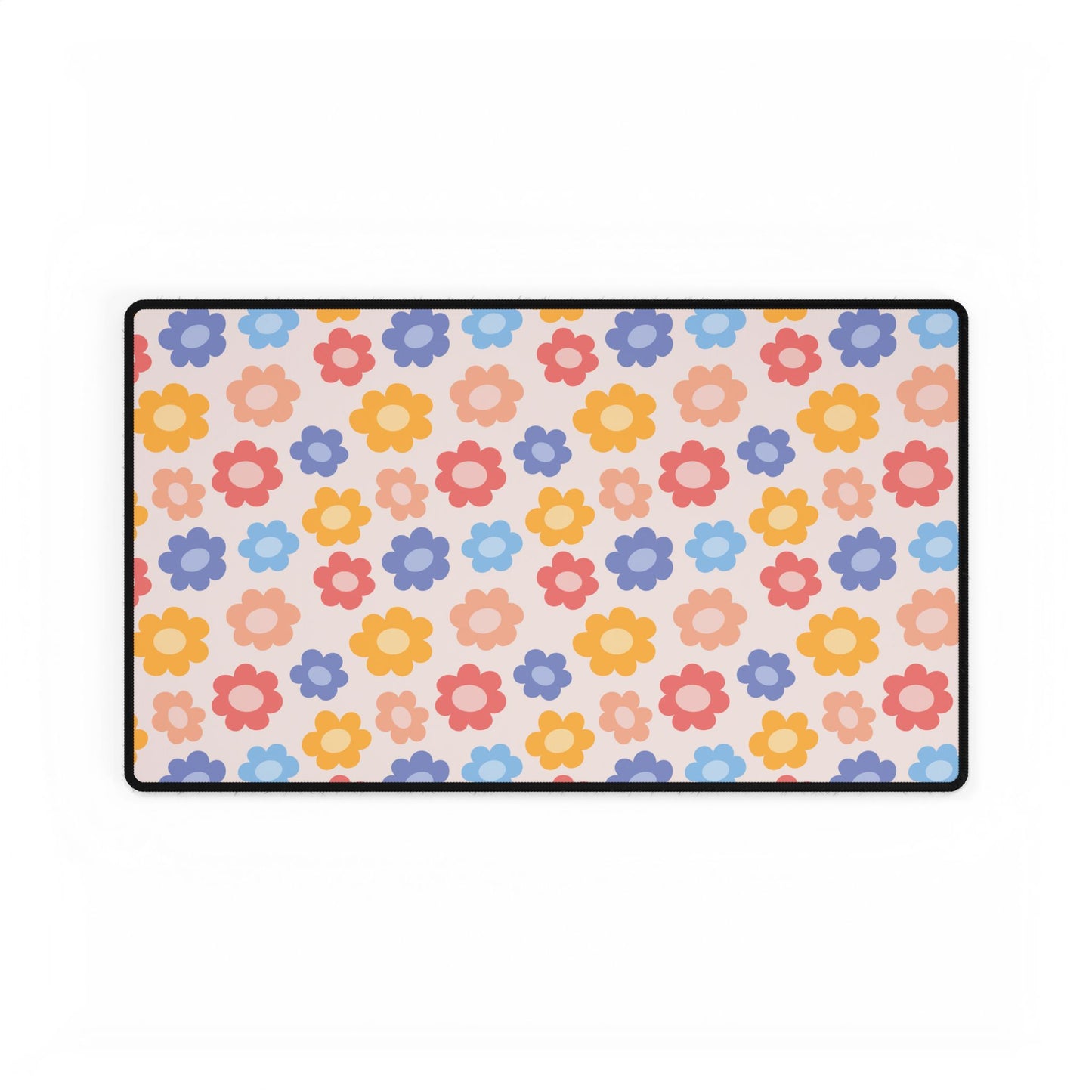 Desk Mats Multi-Colour Flowers