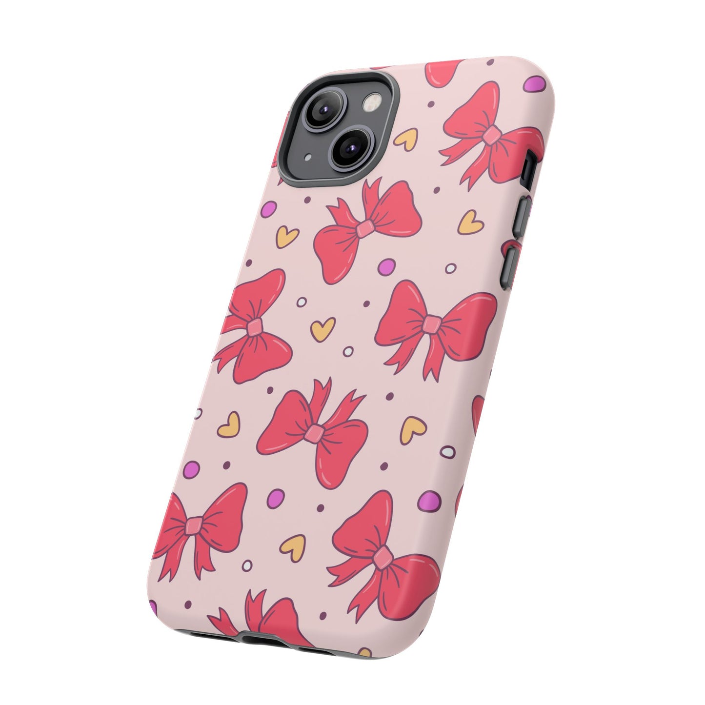 Cute Bow Pattern Phone Case - Tough Cases for Stylish Protection