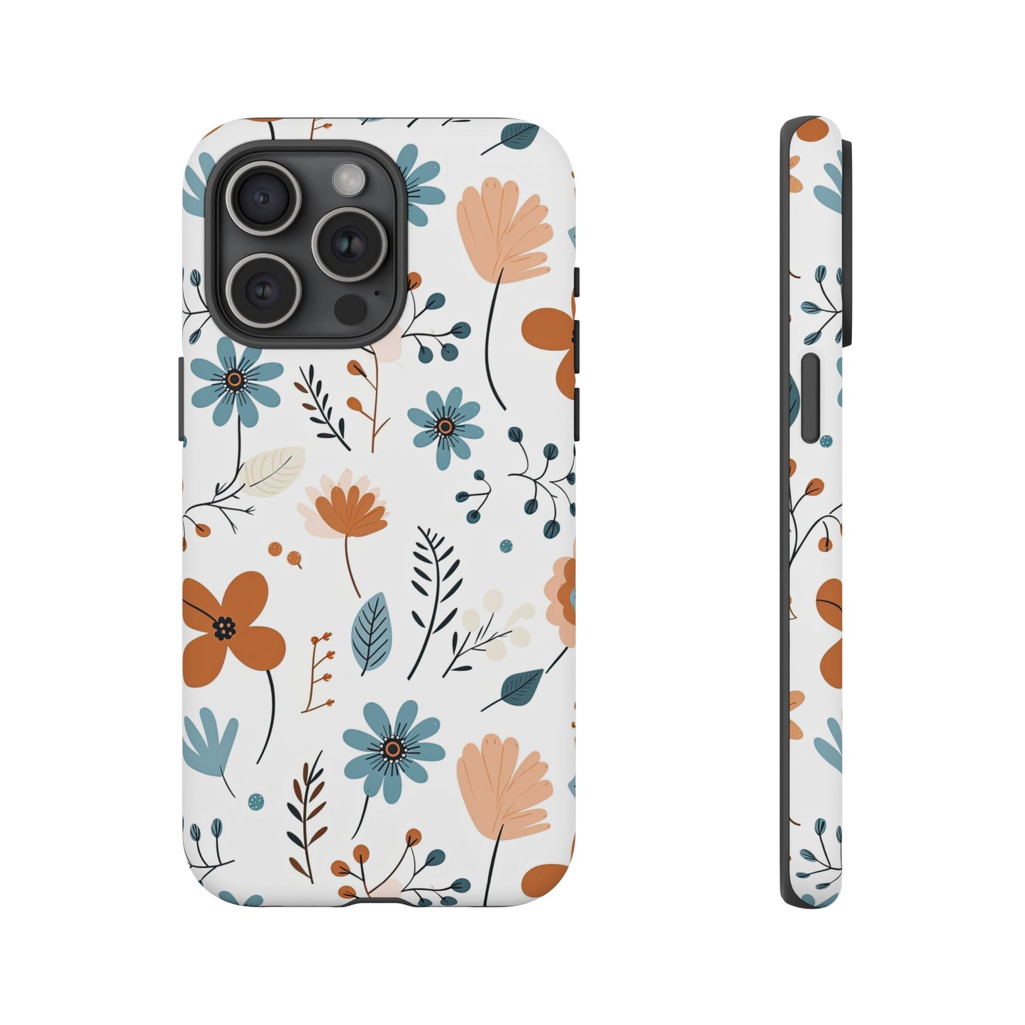 Floral Tough Phone Case - Vibrant Design for Nature Lovers