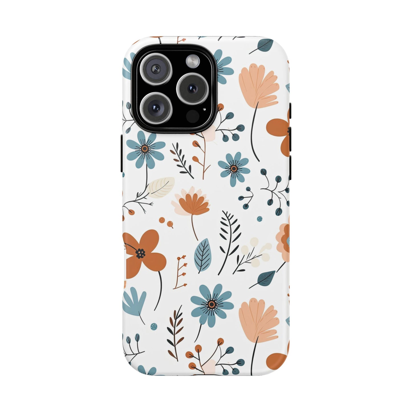 Floral Tough Phone Case - Vibrant Design for Nature Lovers