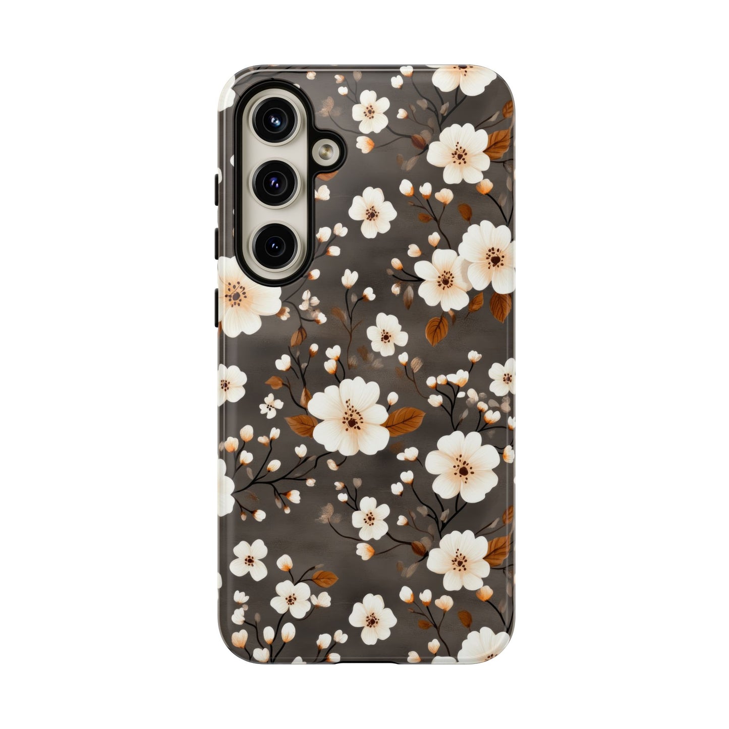 Floral Tough Case for iPhone - Elegant Flower Design Phone Cover