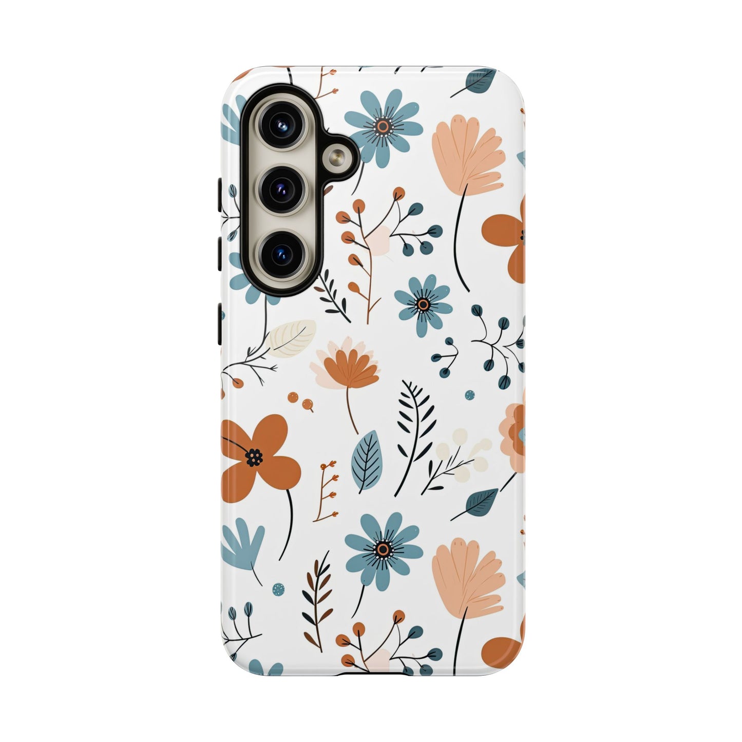 Floral Tough Phone Case - Vibrant Design for Nature Lovers