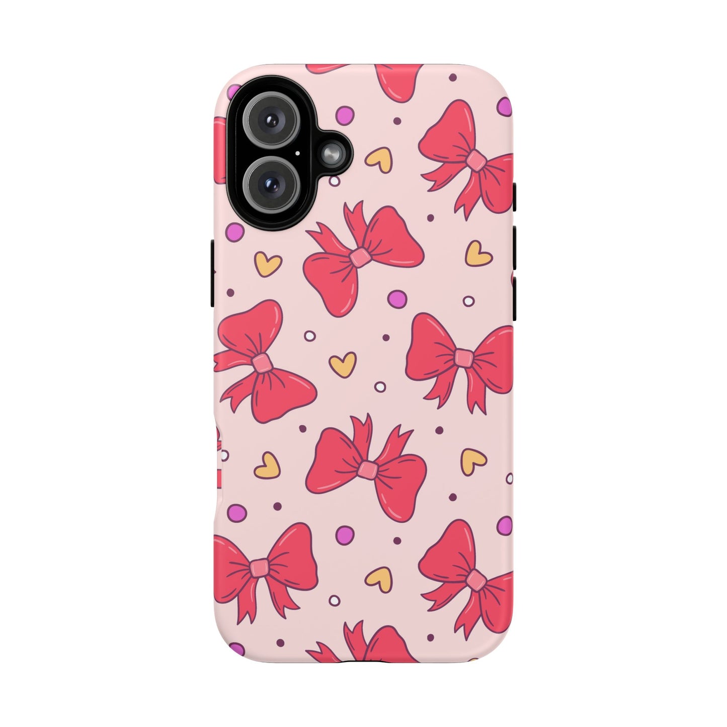 Cute Bow Pattern Phone Case - Tough Cases for Stylish Protection