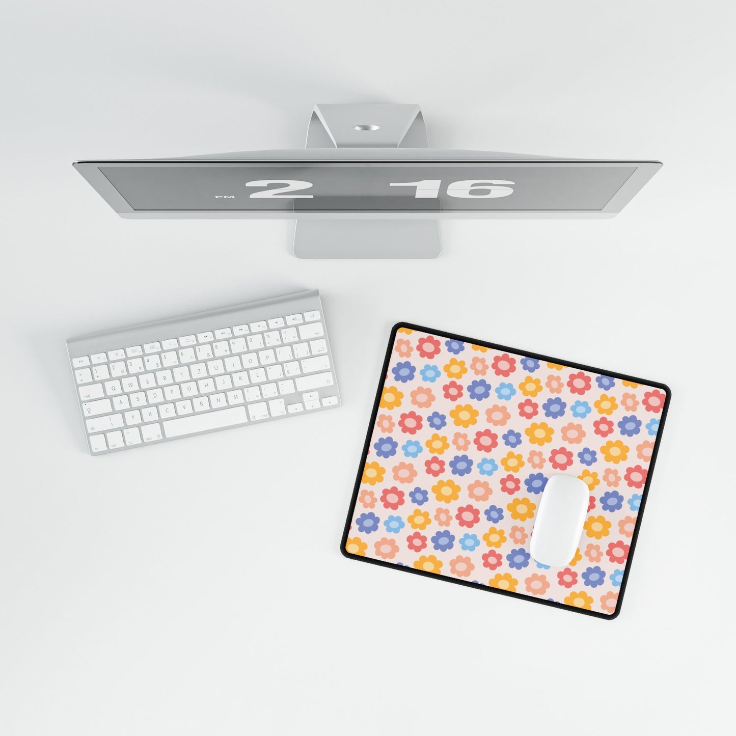 Desk Mats Multi-Colour Flowers