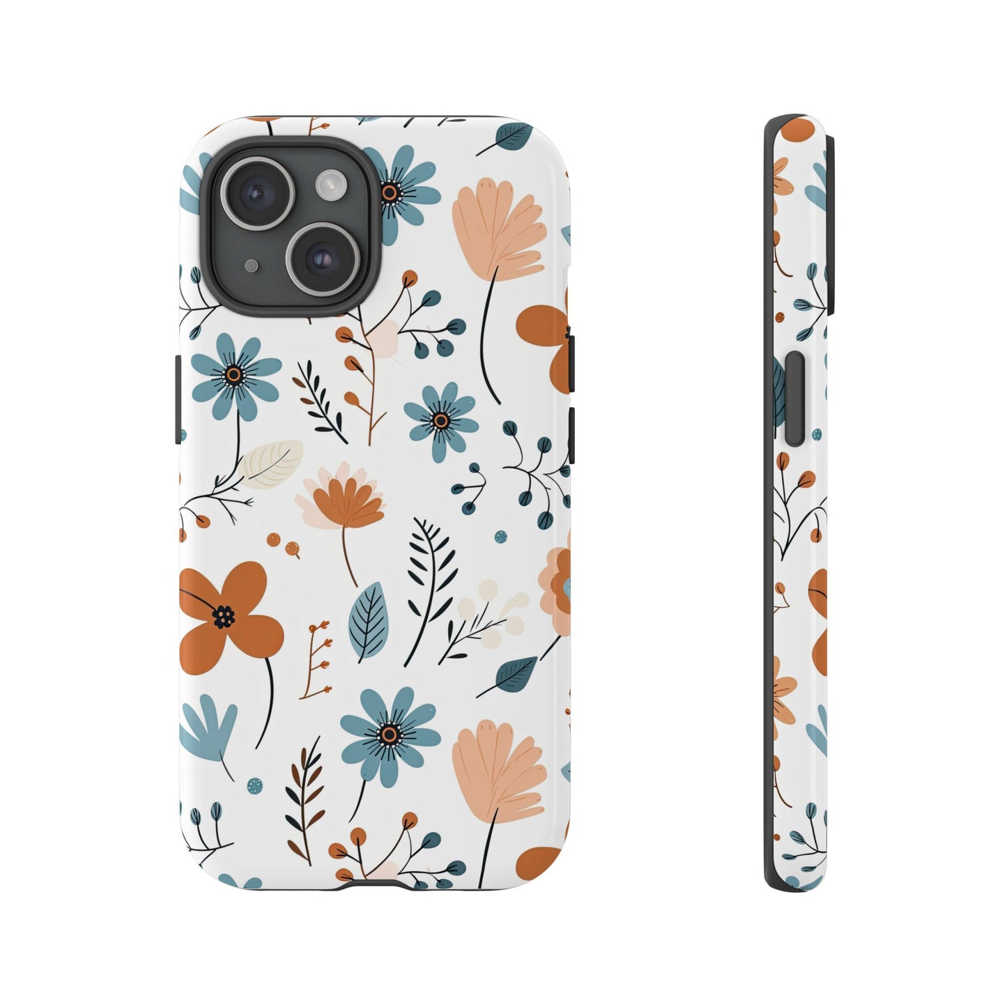 Floral Tough Phone Case - Vibrant Design for Nature Lovers