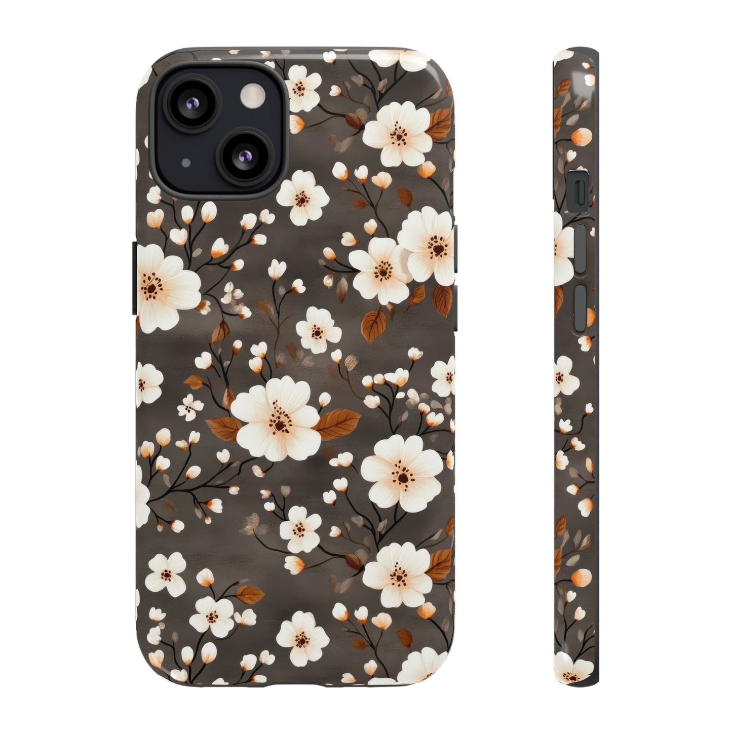 Floral Tough Case for iPhone - Elegant Flower Design Phone Cover