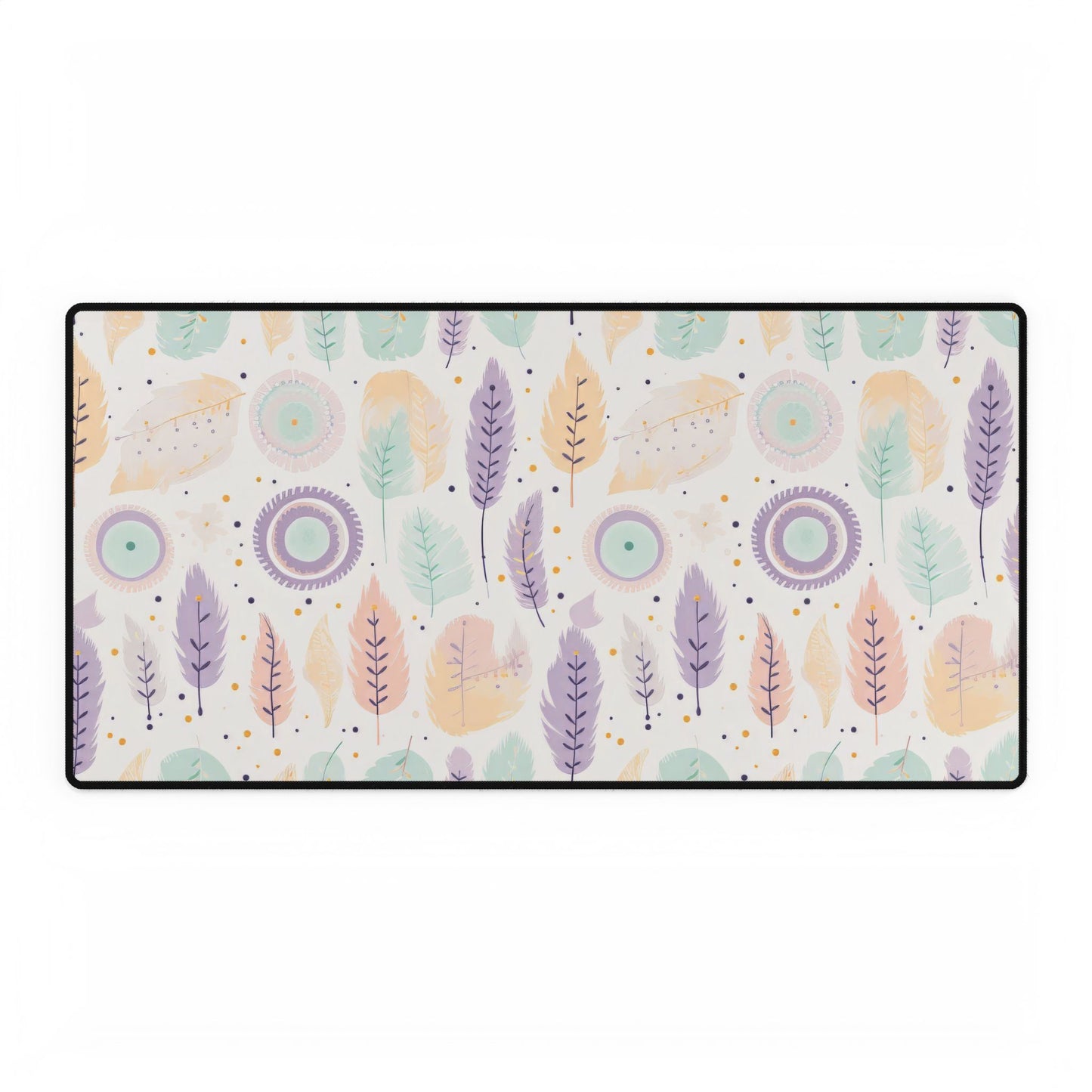 Desk Mats Boho Feather design