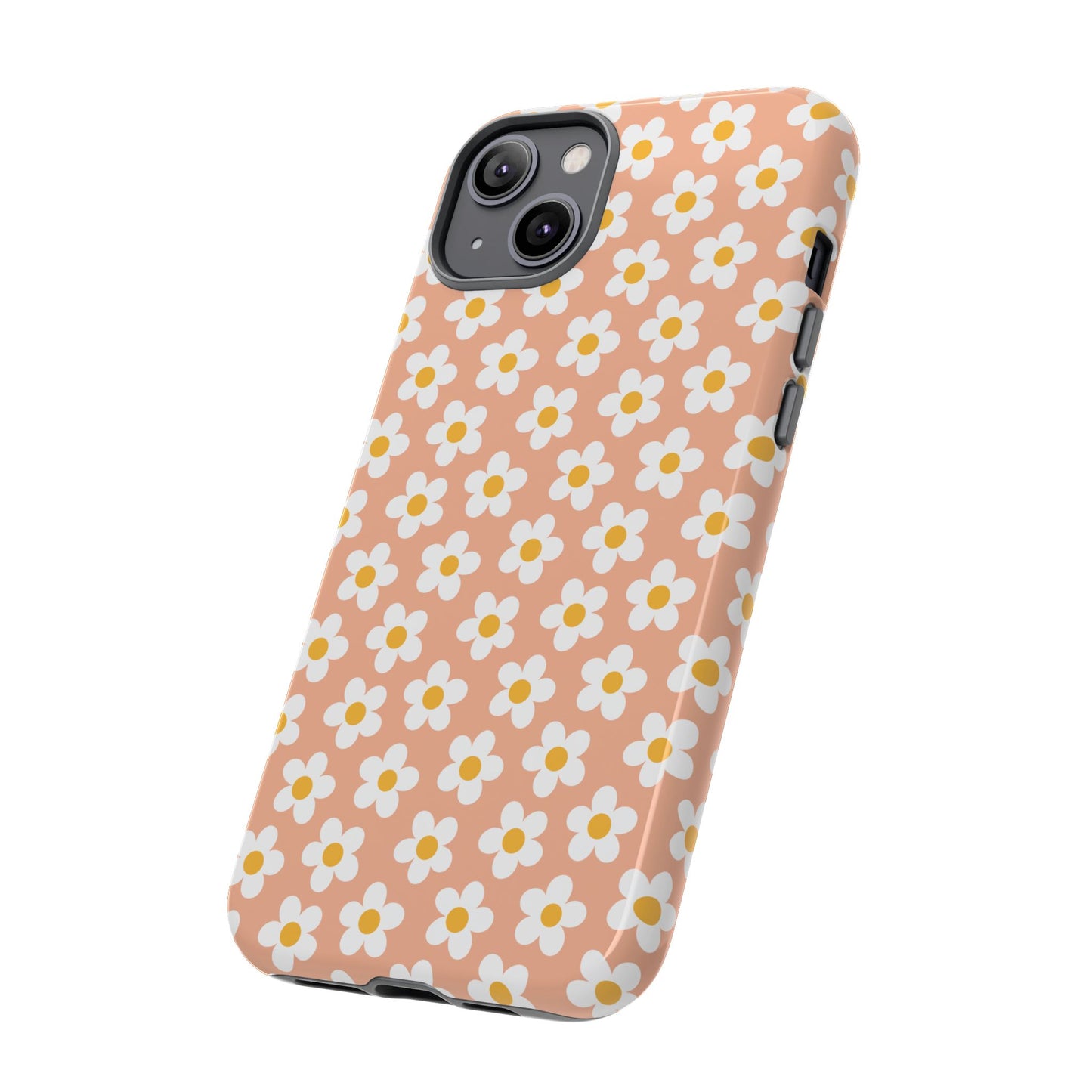 Floral Tough Case for iPhone - Durable Protection with Cute Daisy Design