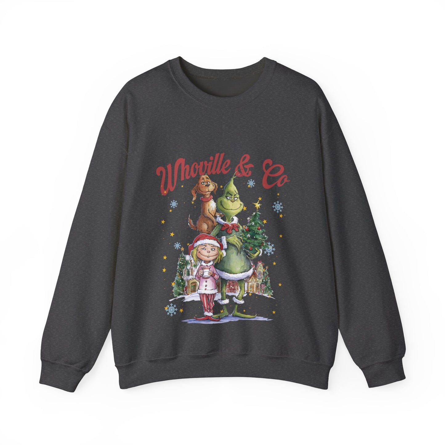 Grinch Whoville Holiday Crewneck Sweatshirt