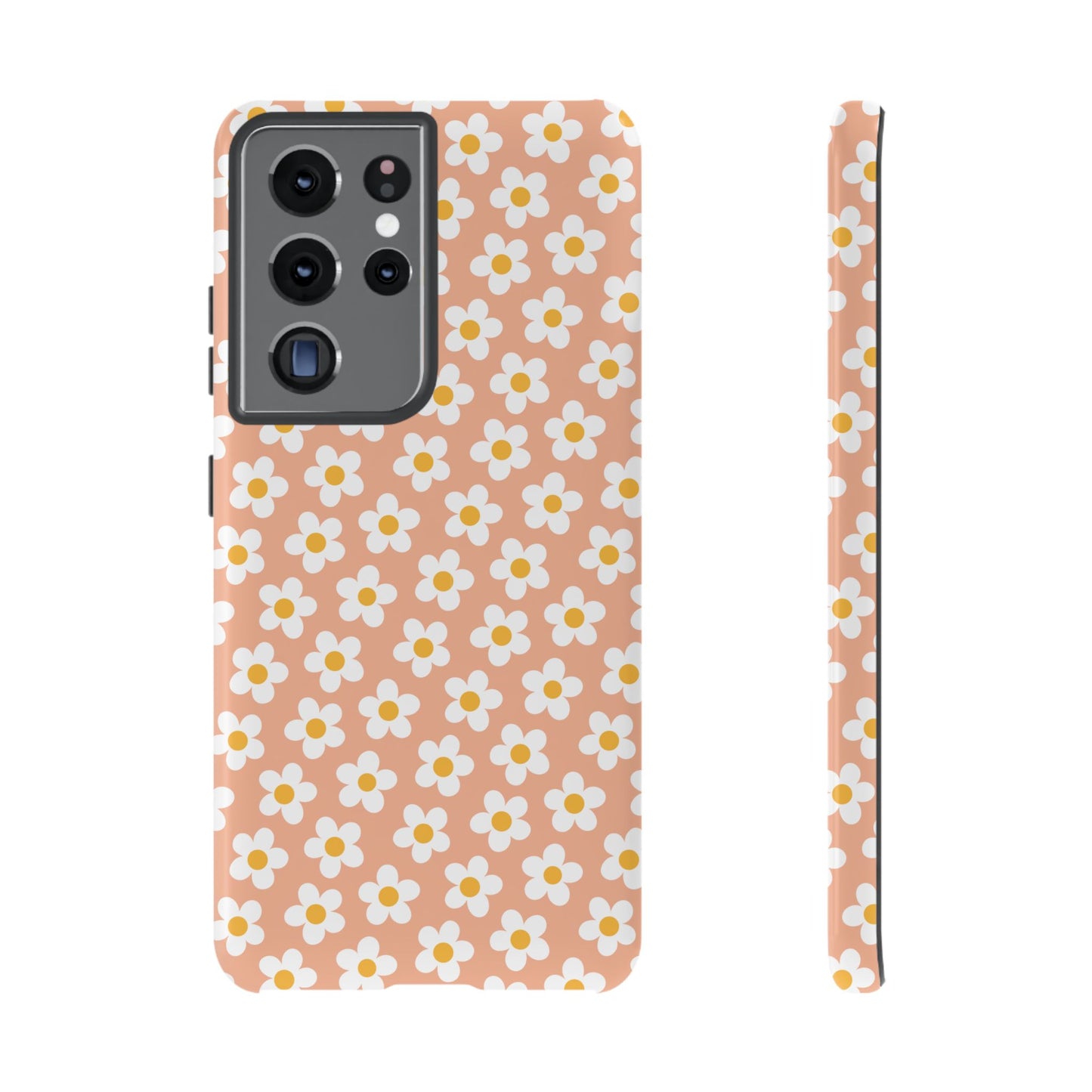 Floral Tough Case for iPhone - Durable Protection with Cute Daisy Design