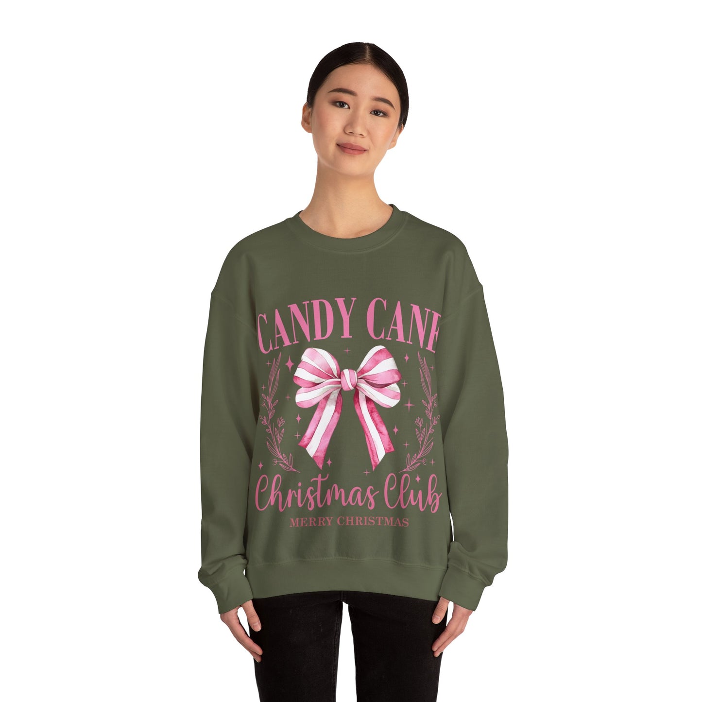 Candy Cane Christmas Club Sweatshirt - Unisex Heavy Blend™ Crewneck