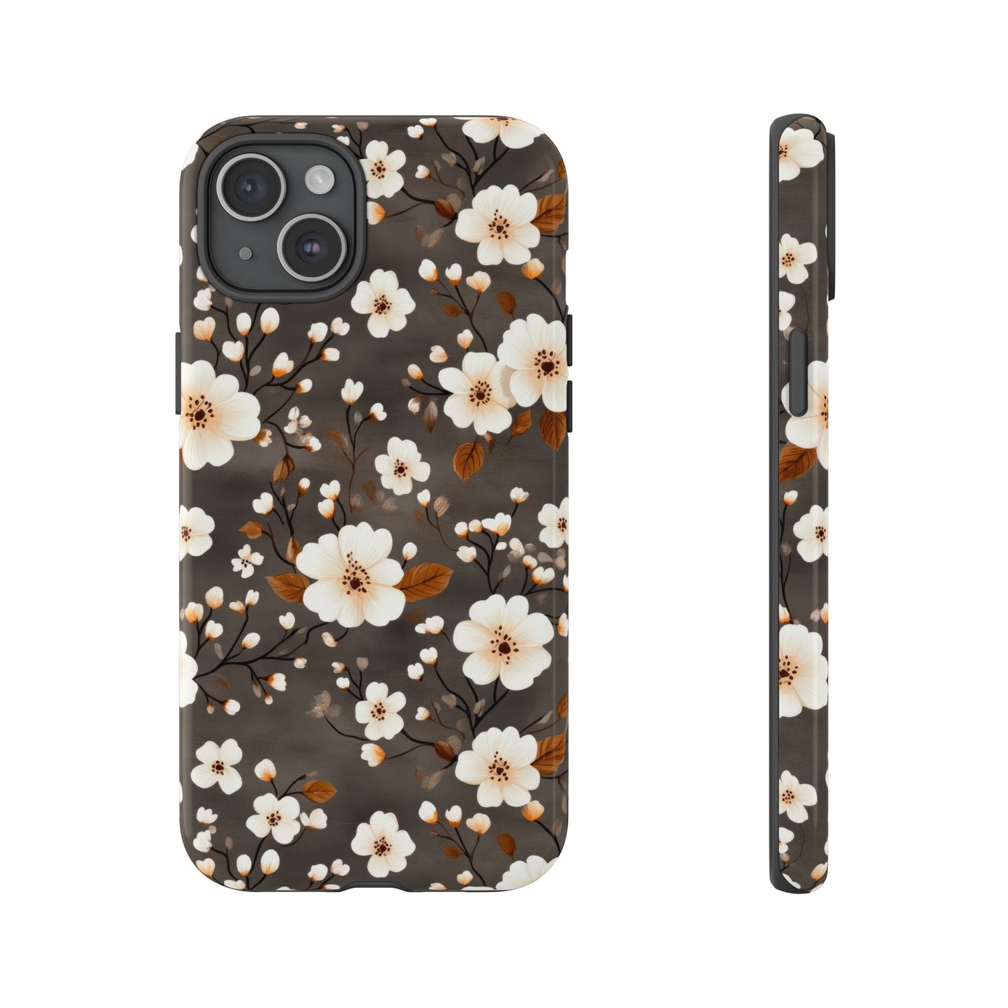 Floral Tough Case for iPhone - Elegant Flower Design Phone Cover