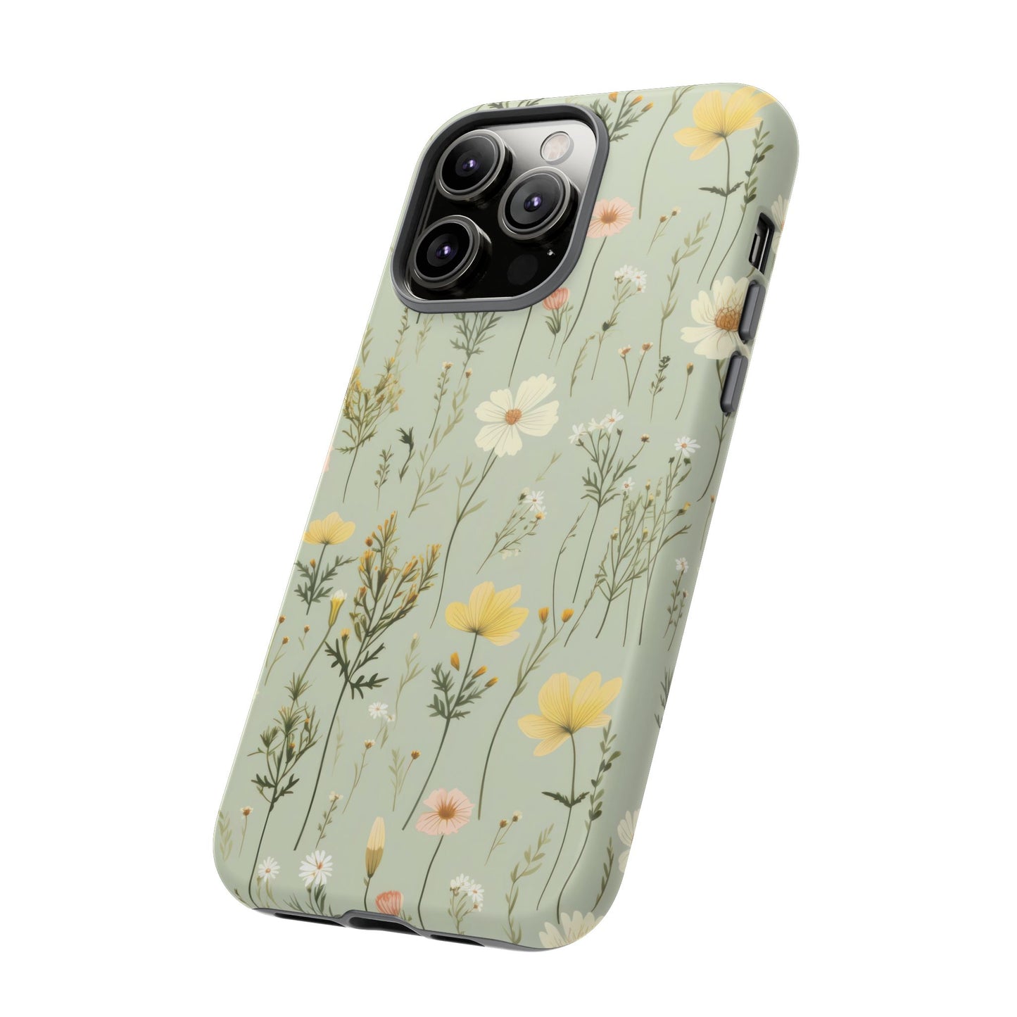 Floral Tough Phone Case - Stylish and Durable for Nature Lovers