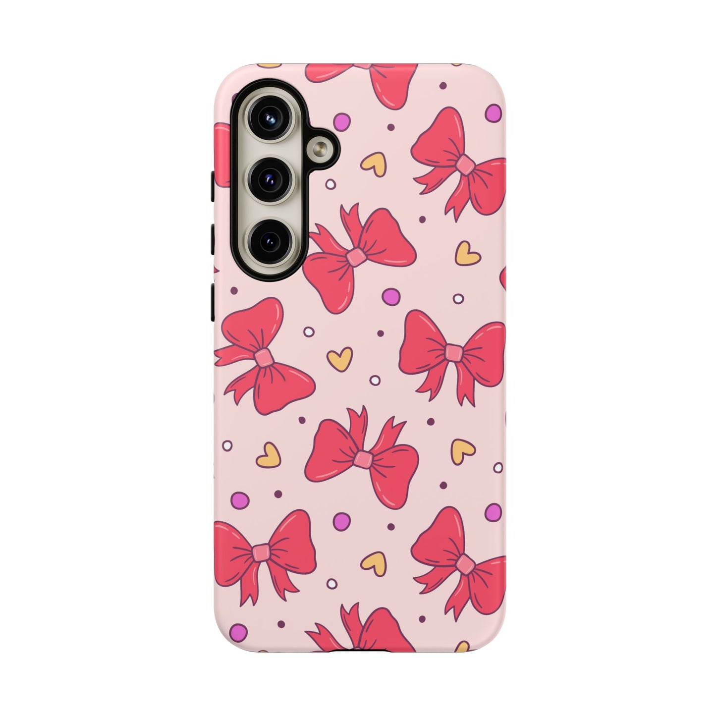 Cute Bow Pattern Phone Case - Tough Cases for Stylish Protection