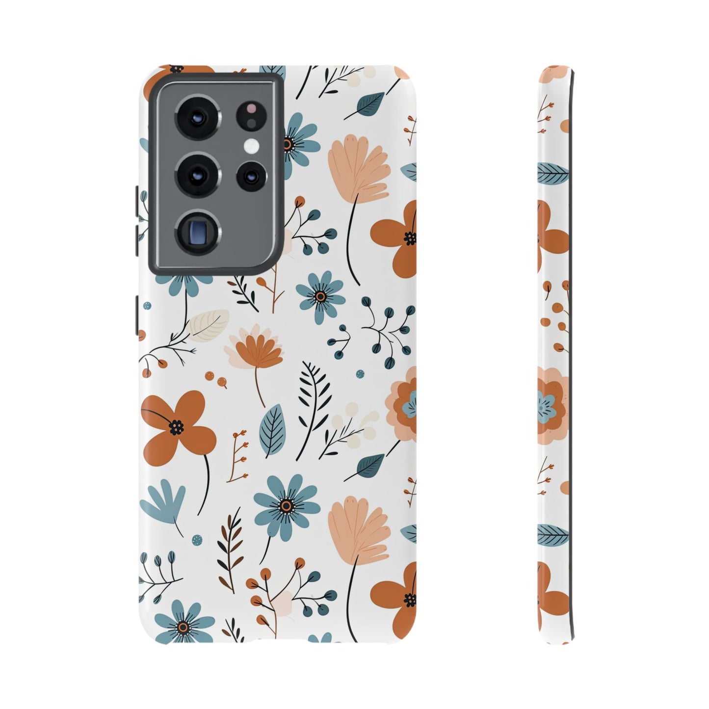 Floral Tough Phone Case - Vibrant Design for Nature Lovers