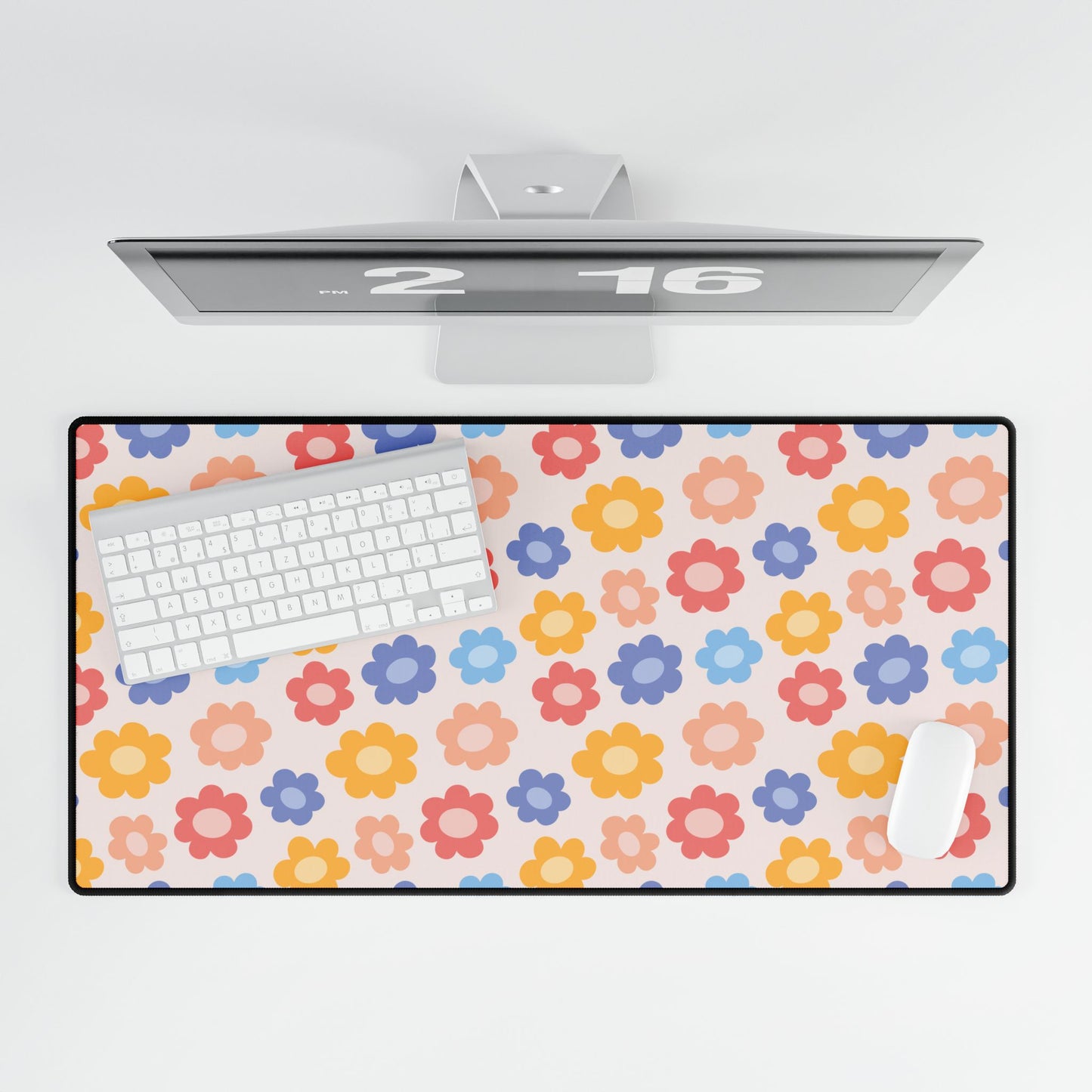 Desk Mats Multi-Colour Flowers