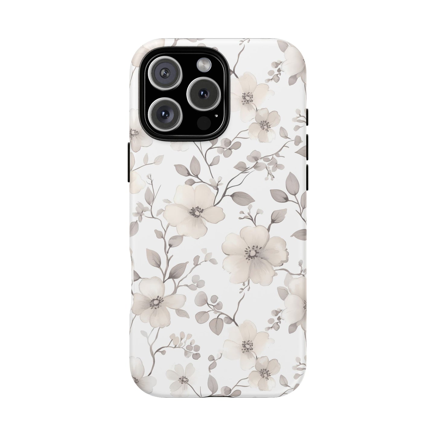 Elegant Floral Phone Case - Tough & Stylish Protection