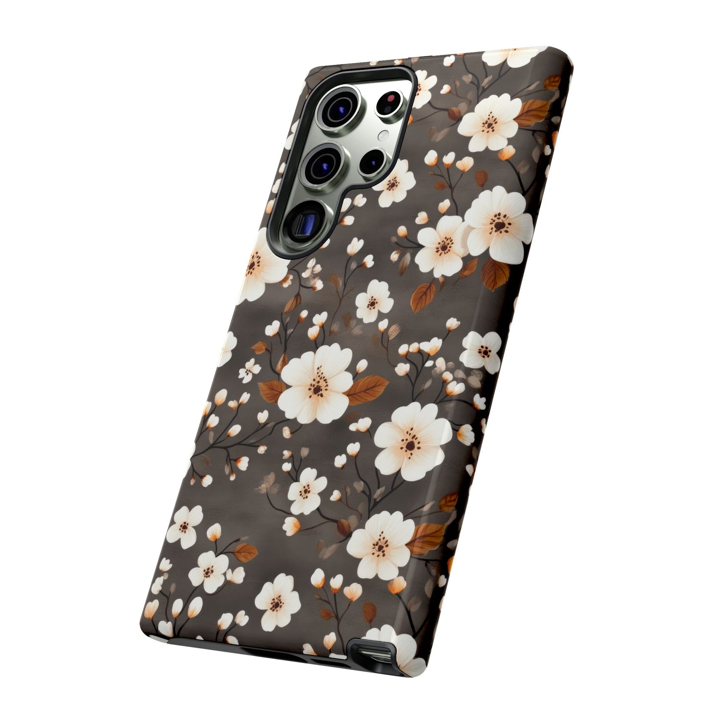 Floral Tough Case for iPhone - Elegant Flower Design Phone Cover