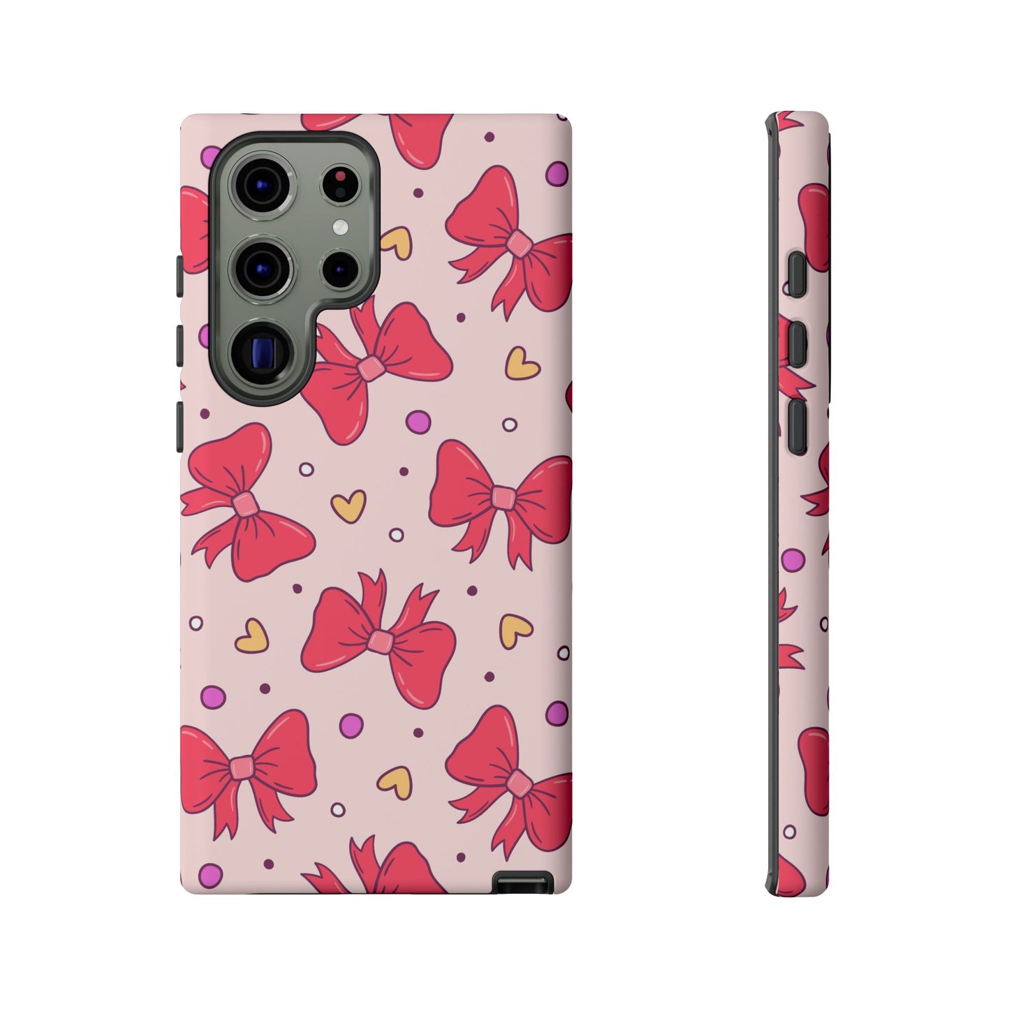 Cute Bow Pattern Phone Case - Tough Cases for Stylish Protection