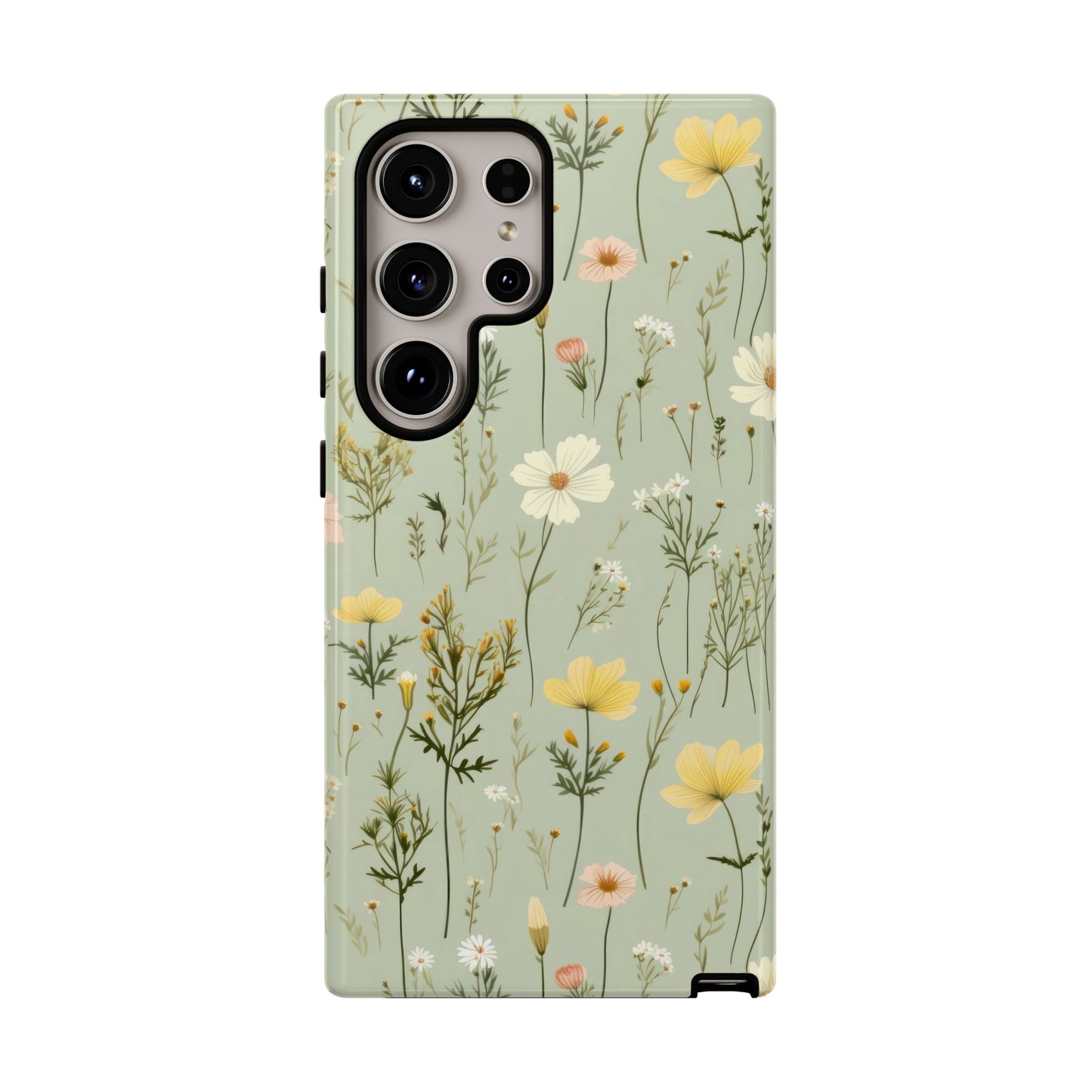 Floral Tough Phone Case - Stylish and Durable for Nature Lovers